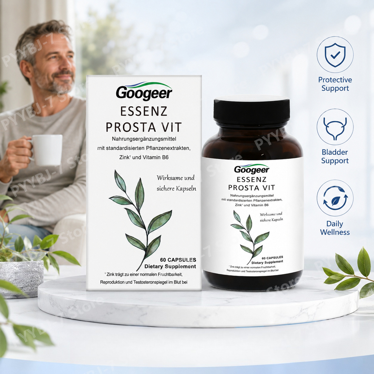 Herbal Wellness Blend - Капсулы для мужского здоровья с экстрактами